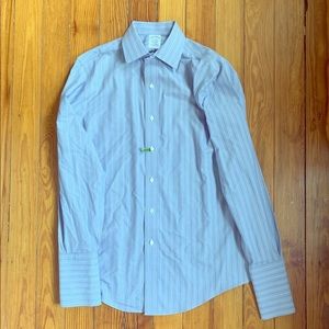 BROOKS BROTHERS PIN STRIPED DRESS SHIRT MEN 15 33
